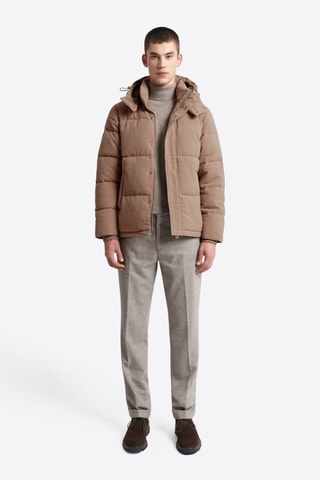 Anorak con capucha - Marfil