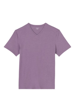 Camiseta slim fit - Violeta