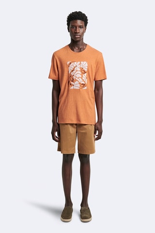 Camiseta regular fit - Naranja