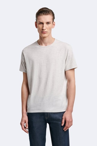 Camiseta slim fit - Gris