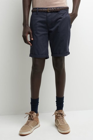 Bermudas slim fit - Azul marino