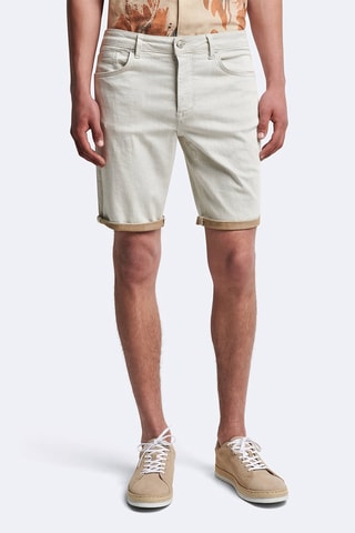 Bermudas regular fit - Crudo
