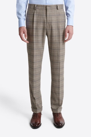 Pantalón de traje slim fit - Beige