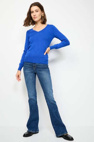 Kasjmier Trui  - Blauw