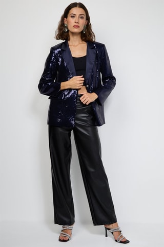 Blazer - Nachtblauw - Blauw