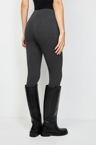 Zijden Legging  - Donkergrijs