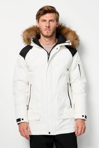 Parka  - Wit en zwart