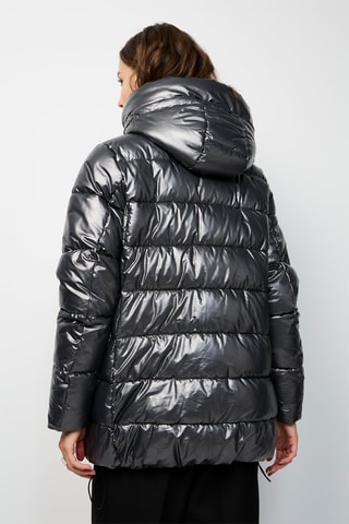 Gewatteerde Jas  - Donkergrijs