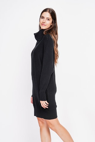 Trui-jurk oversized  - Zwart