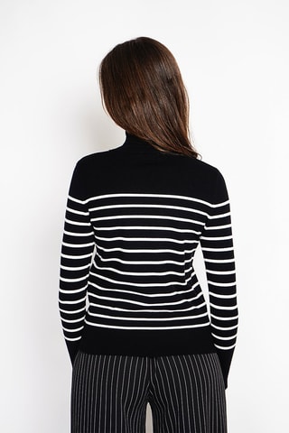 Pull  - Blanc et noir