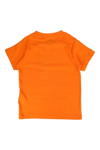 Camiseta  - Negro y naranja