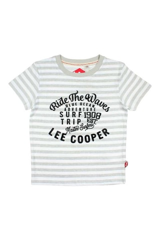 Camiseta  - Blanco, negro y gris