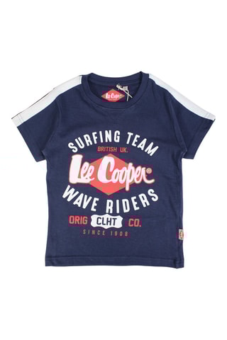 Camiseta  - Blanco y azul