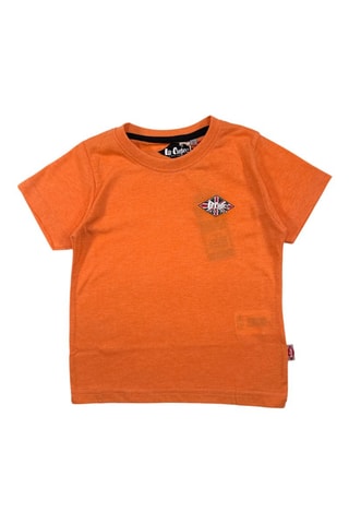 Camiseta  - Blanco, azul, naranja y rojo