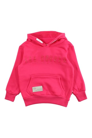 Fleece Sweater met Capuchon  - Roze