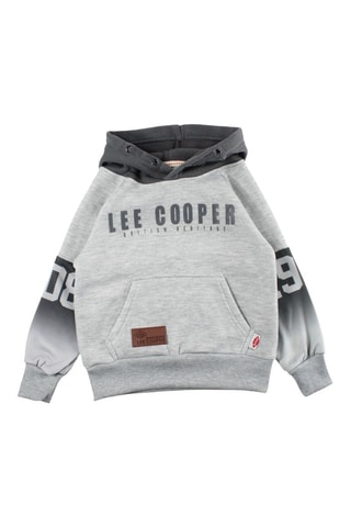 Sweater met Capuchon  - Wit, grijs en zwart