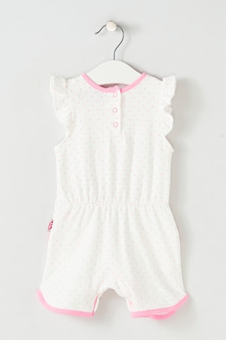 Playsuit Wit en Roze  