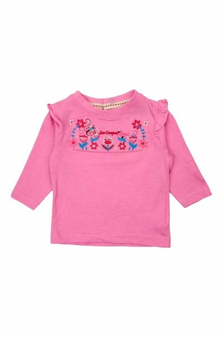 T-shirt - Blauw en roze