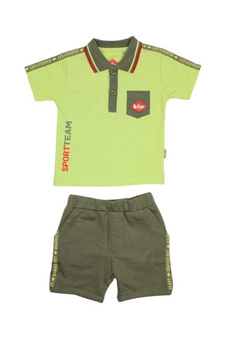 Polo en Short - Rood en groen