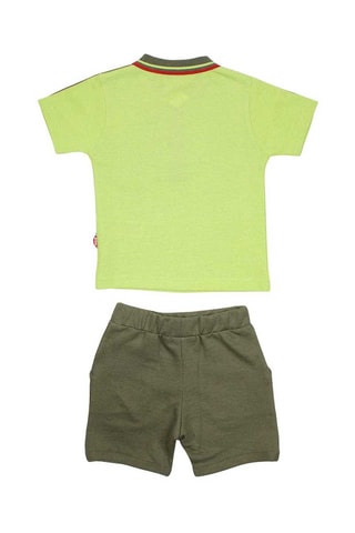 Polo en Short - Rood en groen