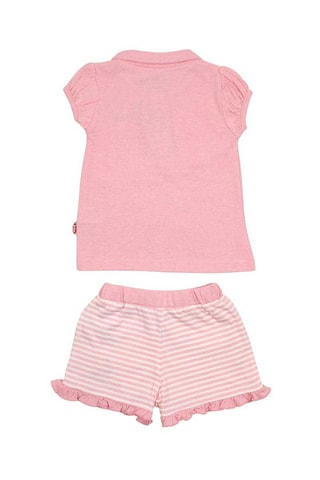 Polo en Short Roze  