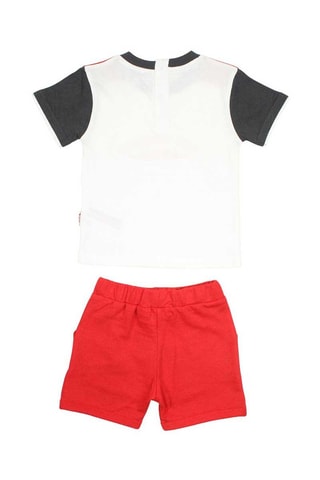 T-shirt en Short Rood en Wit  