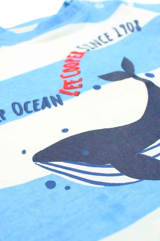 T-shirt en Short Blauw  