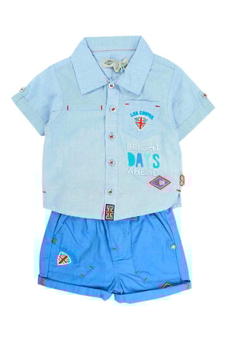 Overhemd en Short Blauw  