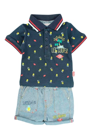 Polo en Short Donkerblauw  