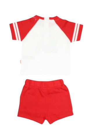 T-shirt en Short Rood en Wit  