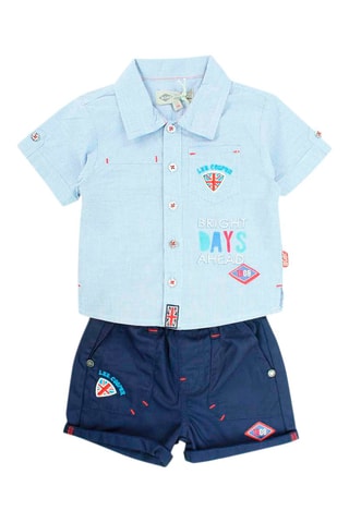 Overhemd en Short Blauw  