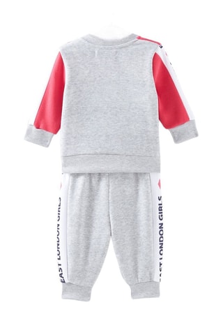 Joggingpak Baby    - Grijs en rood