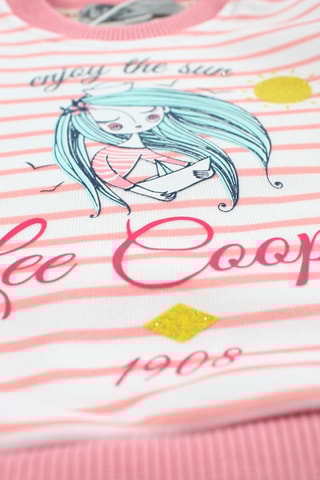 Sweater en Joggingbroek  - Wit, geel en roze