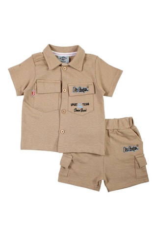 Overhemd en Short - Beige - Lee Cooper - Beige