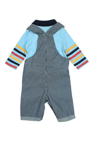 Polo y peto  - Blanco, azul, amarillo, negro y rojo