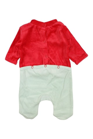 Pelele de terciopelo  - Amarillo, rojo y verde