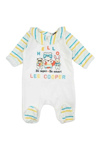 Pelele  - Blanco, azul, amarillo y naranja