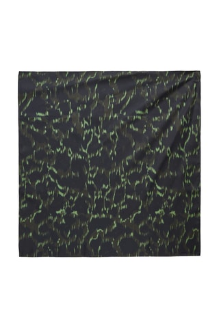 Foulard in seta di gelso - Nero