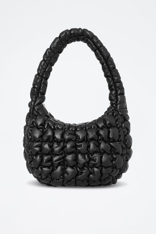 Borsa a spalla in pelle - Nero