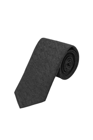 Cravatta in lana - Grigio scuro