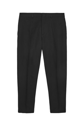 Pantaloni in lino - Nero