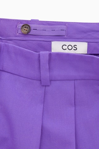 Pantaloni in lana - Viola