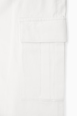 Pantaloni cargo - Bianco