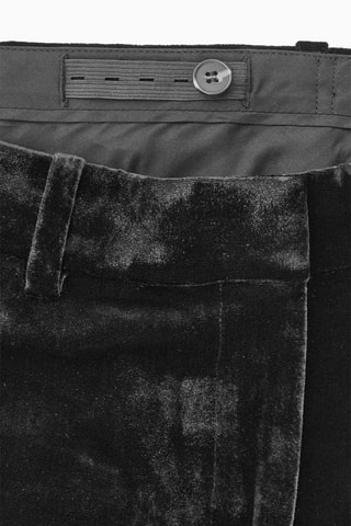Pantaloni in velluto - Nero