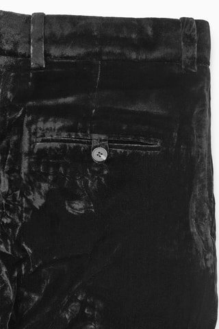 Pantaloni in velluto - Nero