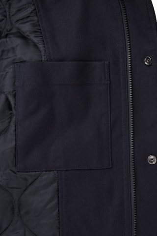 Parka con cappuccio - Blu