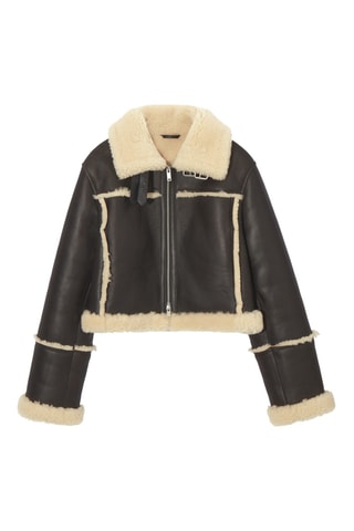 Bomber in lana - Marrone