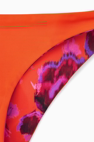 Slip bikini double face - Arancione