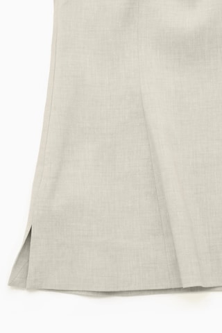 Top bustier in lino - Beige