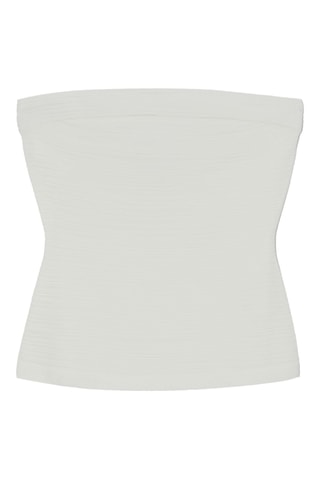 Top bustier - Bianco